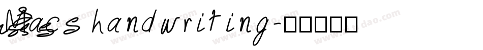 Macs handwriting字体转换